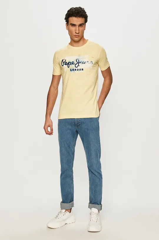 Pepe Jeans T-shirt żółty