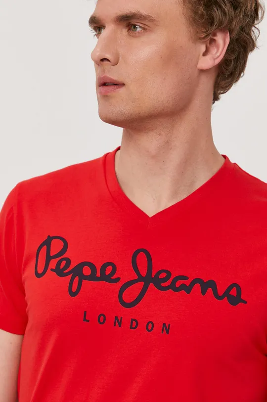 Tričko Pepe Jeans Original červená