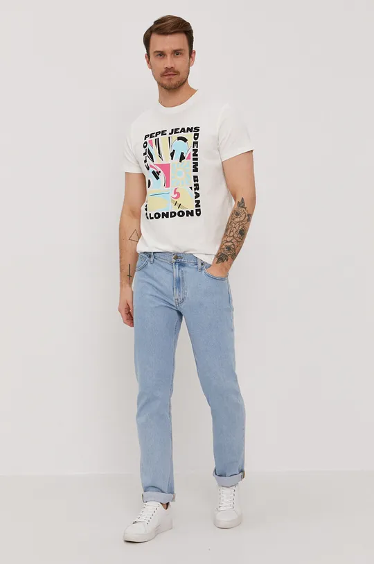Pepe Jeans T-shirt Mac biały