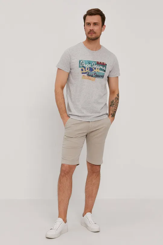 Pepe Jeans T-shirt Mig szary