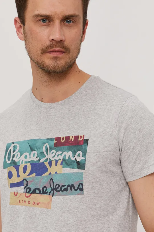 szary Pepe Jeans T-shirt Mig