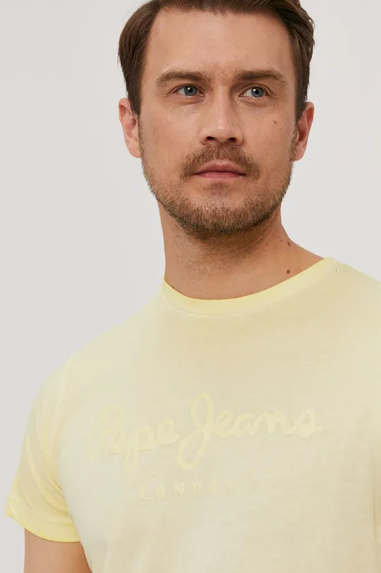 żółty Pepe Jeans T-shirt West