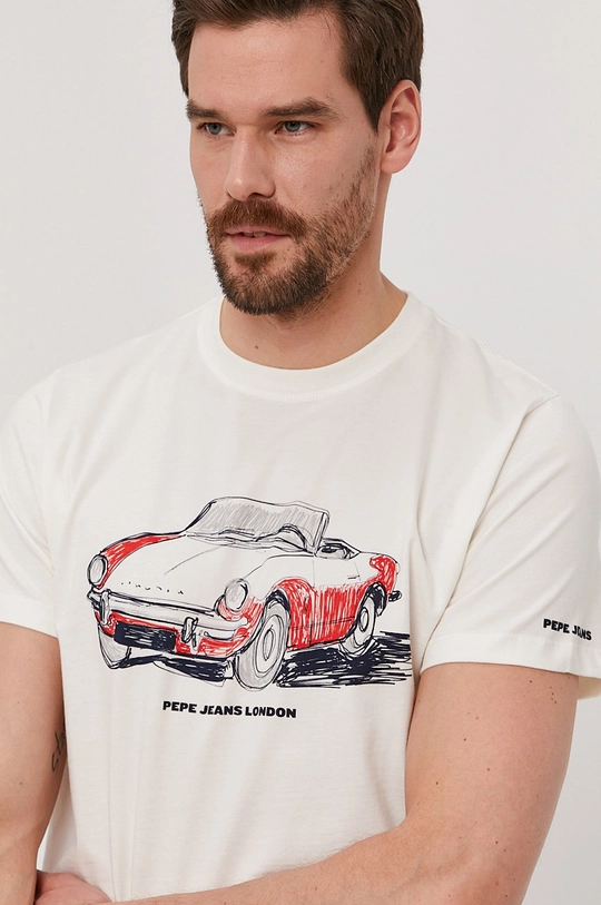 biały Pepe Jeans T-shirt