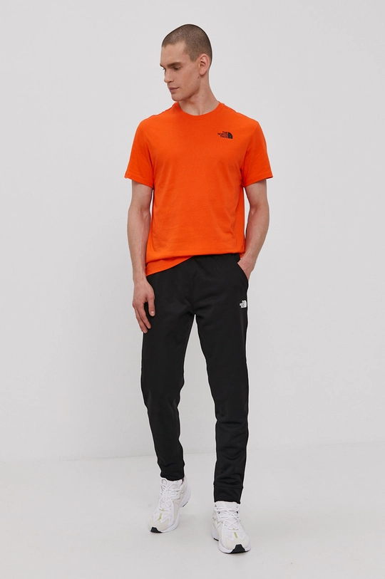 The North Face T-shirt pomarańczowy