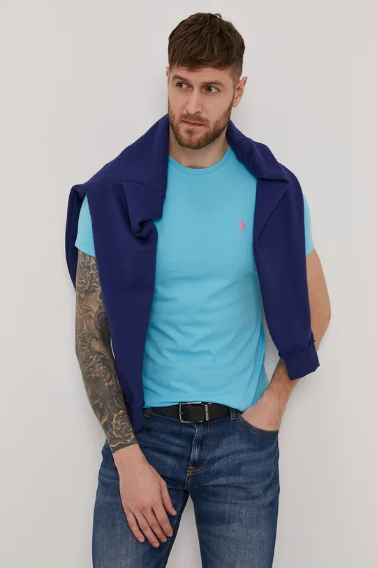 kék Polo Ralph Lauren t-shirt Férfi