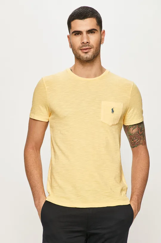 żółty Polo Ralph Lauren - T-shirt 710795137015 Męski