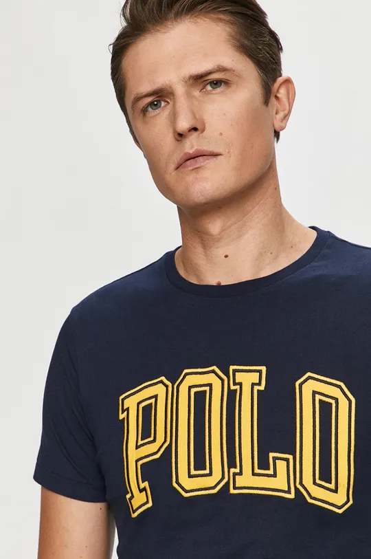 granatowy Polo Ralph Lauren - T-shirt 710840424001