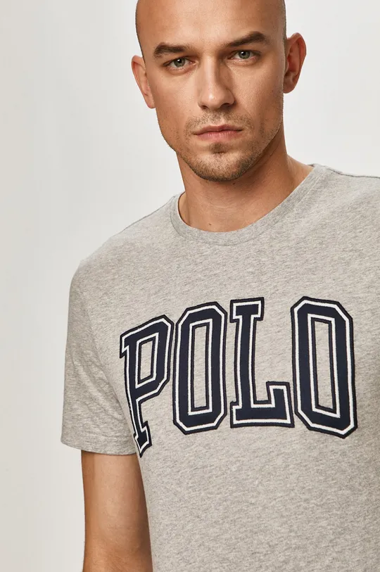 szary Polo Ralph Lauren - T-shirt 710840424003 Męski