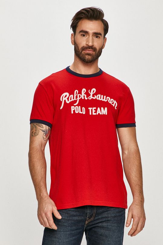 červená Polo Ralph Lauren - Tričko Pánsky