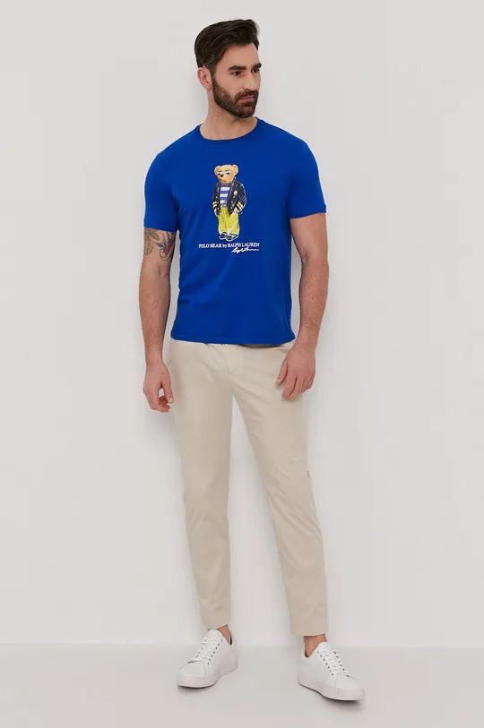 Polo Ralph Lauren T-shirt 710837306001 niebieski