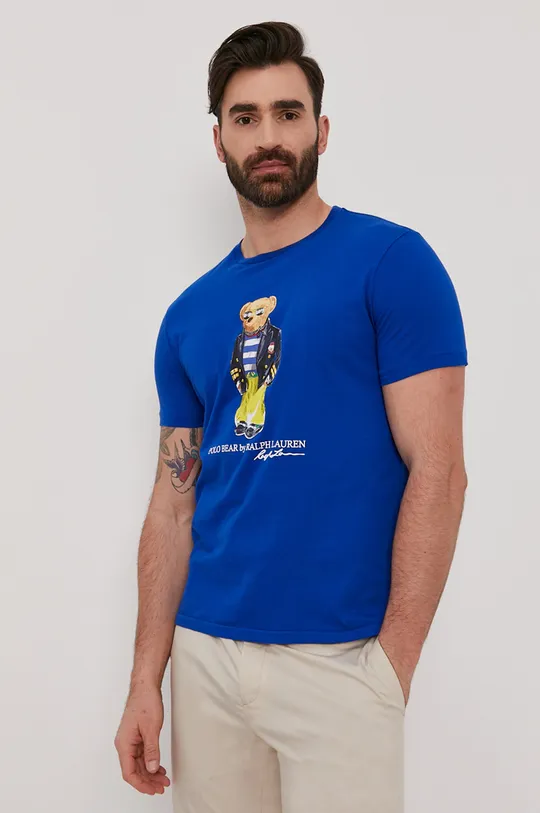 niebieski Polo Ralph Lauren T-shirt 710837306001