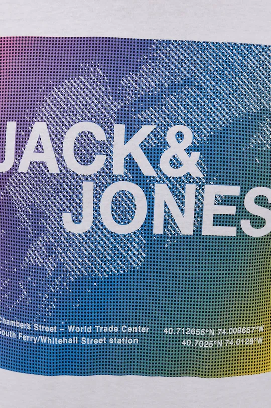 biela Tričko Jack & Jones