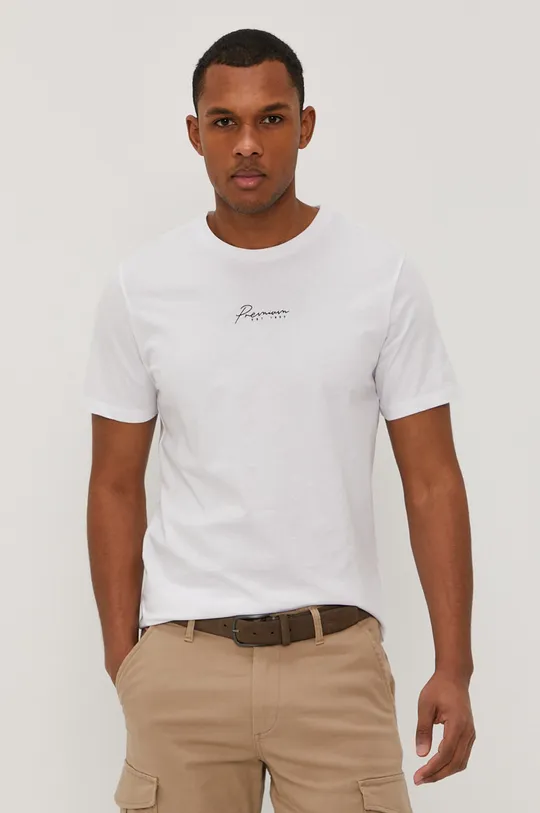 fehér Premium by Jack&Jones t-shirt Férfi