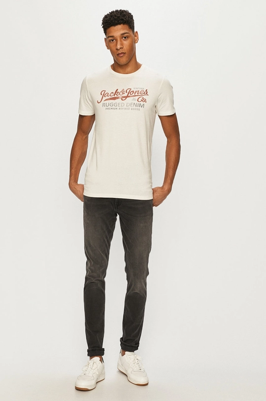 Premium by Jack&Jones - T-shirt beżowy