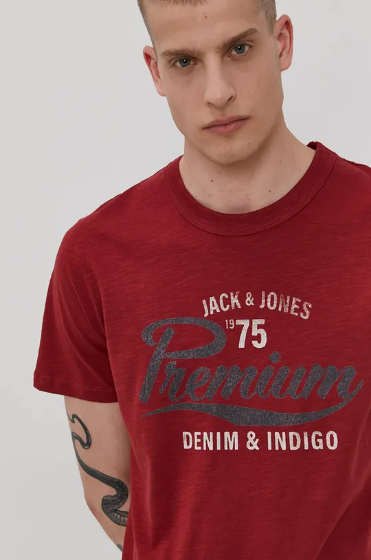 červená Tričko Premium by Jack&Jones