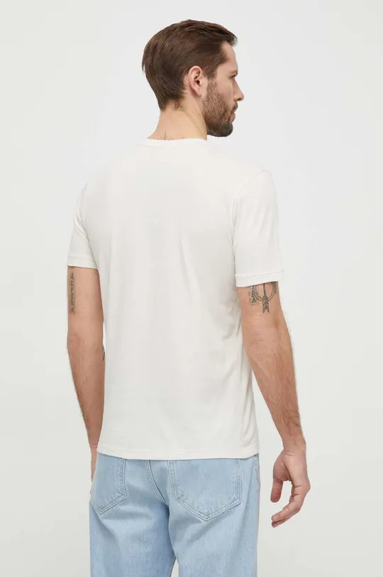 HUGO t-shirt bawełniany beżowy