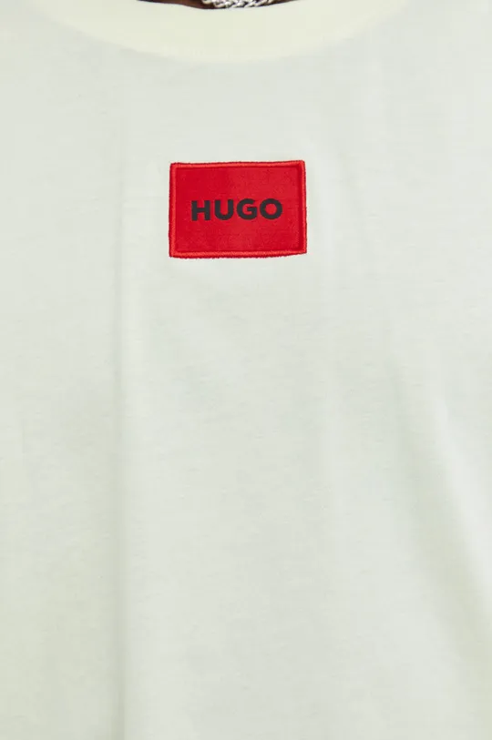 Βαμβακερό μπλουζάκι HUGO Ανδρικά