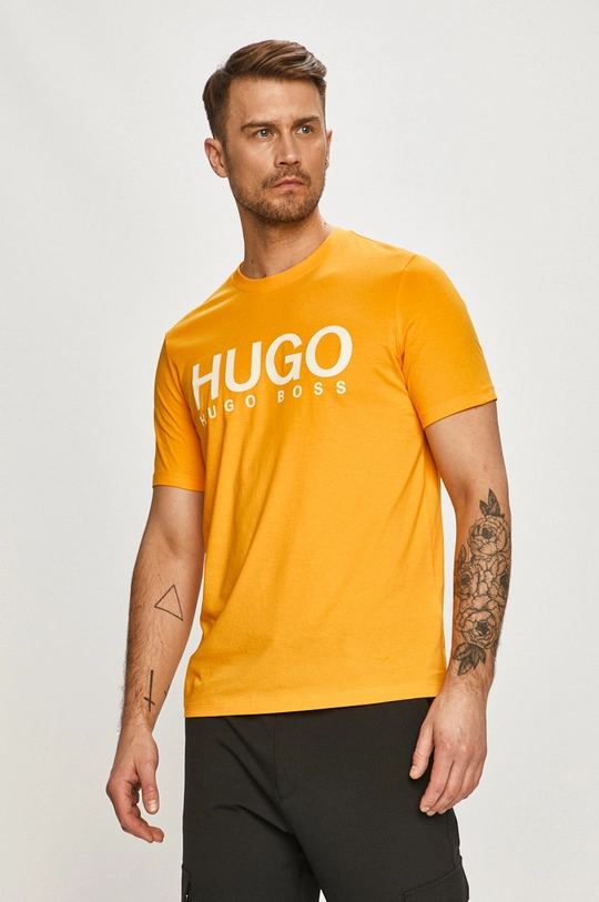 pomarańczowy Hugo - T-shirt 50447980 Męski