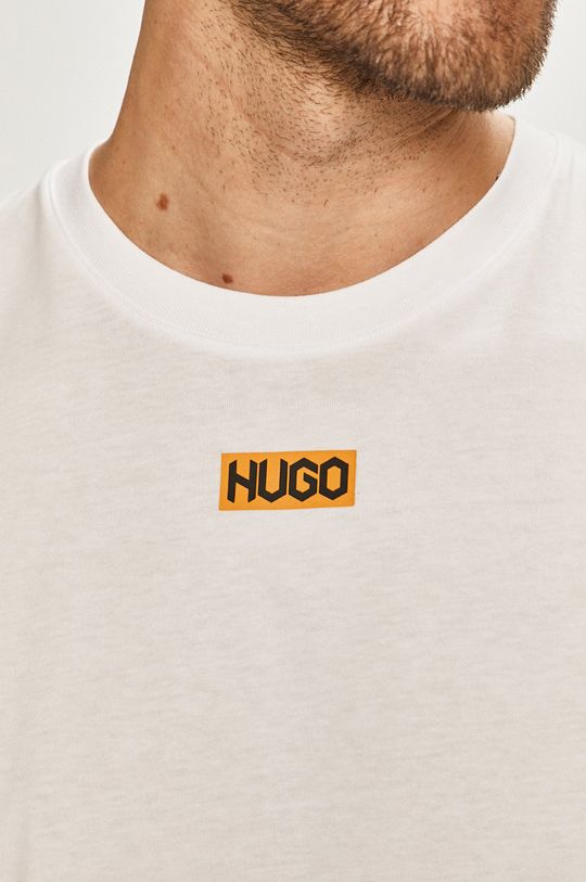 Hugo T-shirt bawełniany Męski