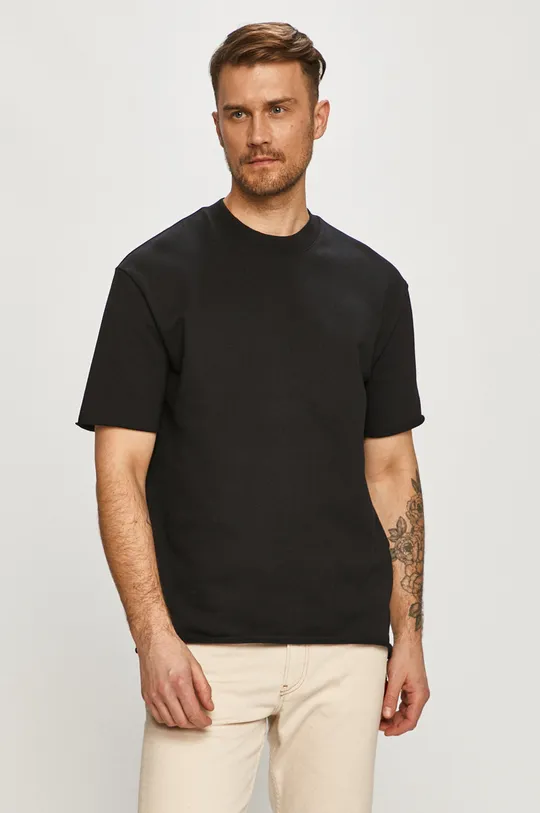 czarny Hugo - T-shirt 50451168 Męski
