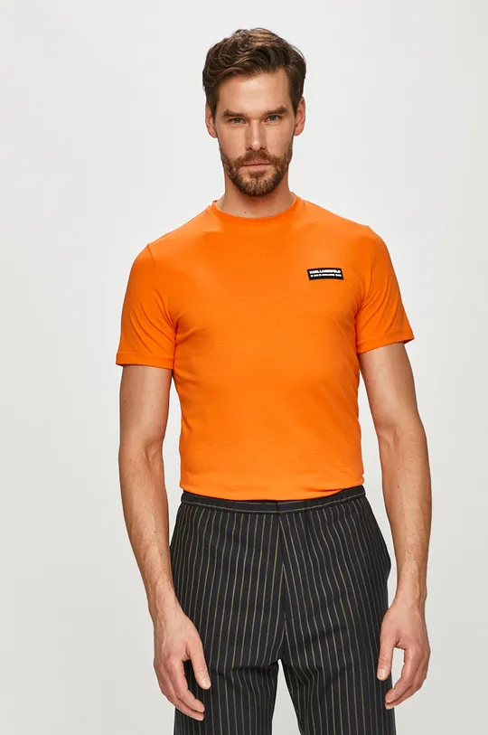 pomarańczowy Karl Lagerfeld - T-shirt 511221.755021 Męski