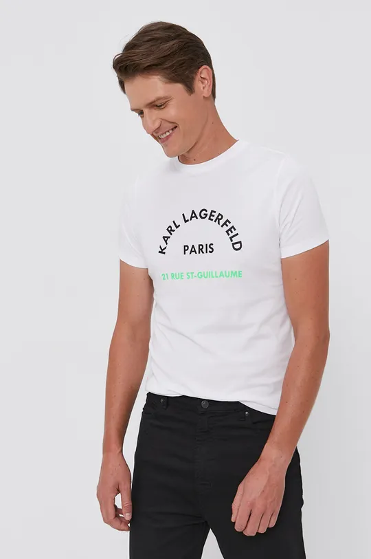 Majica kratkih rukava Karl Lagerfeld bijela