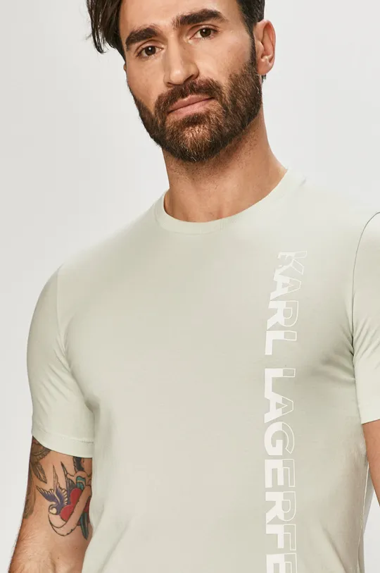 turkusowy Karl Lagerfeld - T-shirt 511221.755023