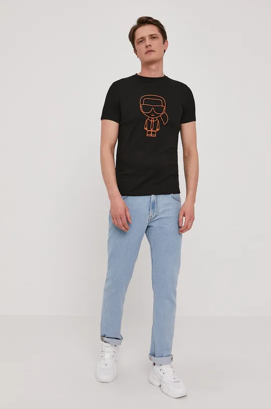 Karl Lagerfeld T-shirt 511224.755051 czarny