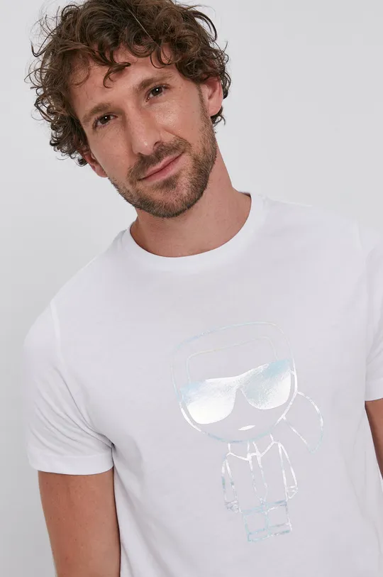 fehér Karl Lagerfeld t-shirt