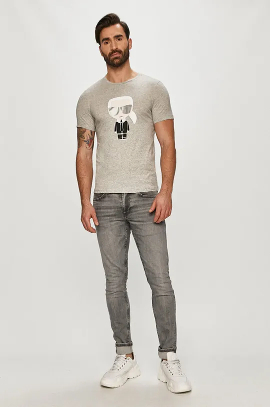 Karl Lagerfeld - T-shirt 511251.755061 szary