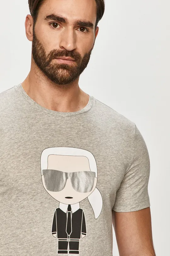 szary Karl Lagerfeld - T-shirt 511251.755061