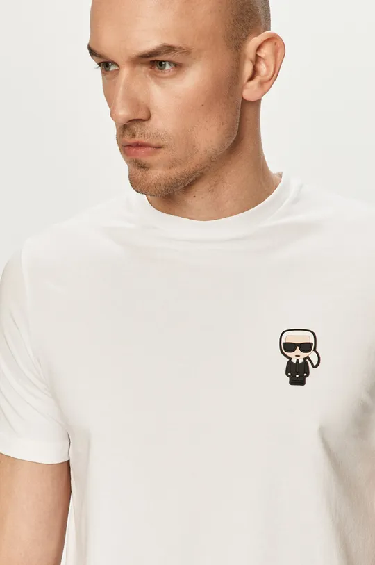 biały Karl Lagerfeld - T-shirt 511221.755025