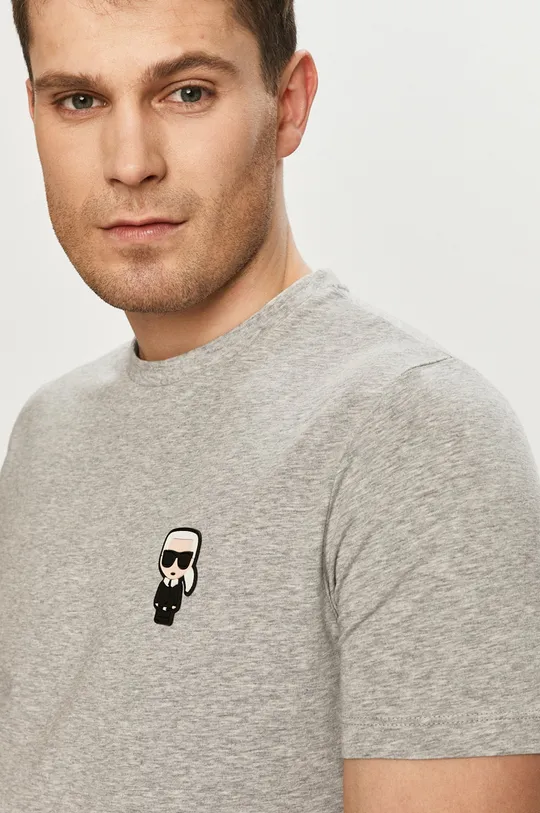 szary Karl Lagerfeld - T-shirt 511221.755025