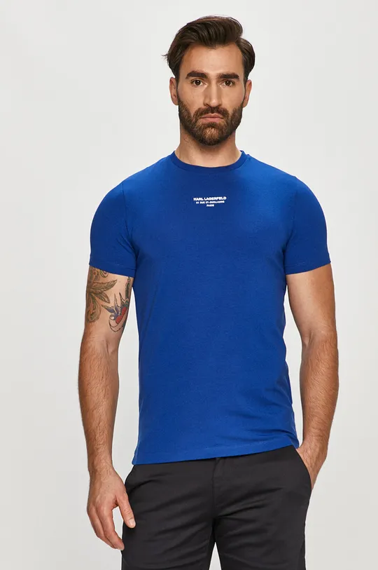 niebieski Karl Lagerfeld - T-shirt 511221.755034