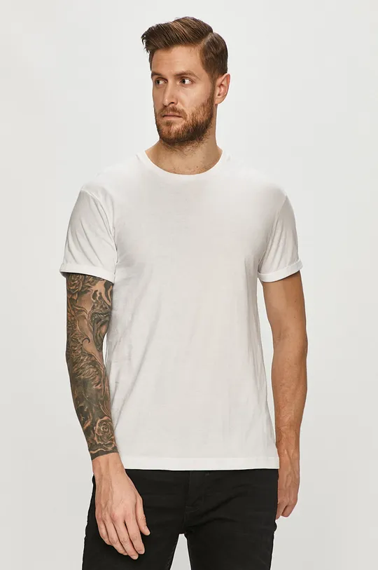 biały Tigha - T-shirt Zander Męski