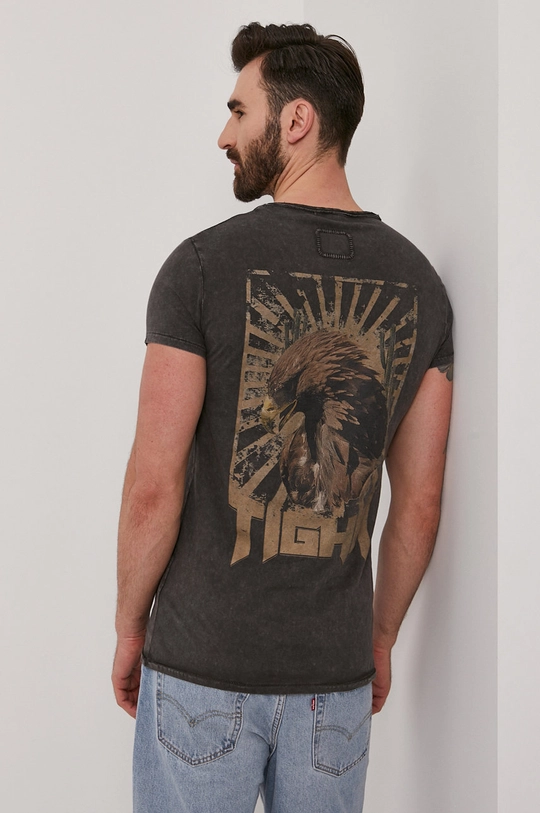 szary Tigha T-shirt Męski