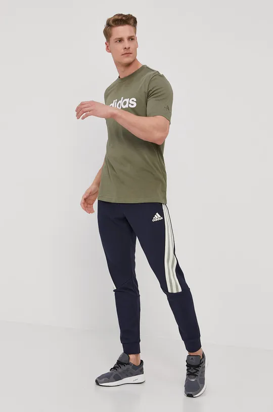 adidas t-shirt GL0059 zöld