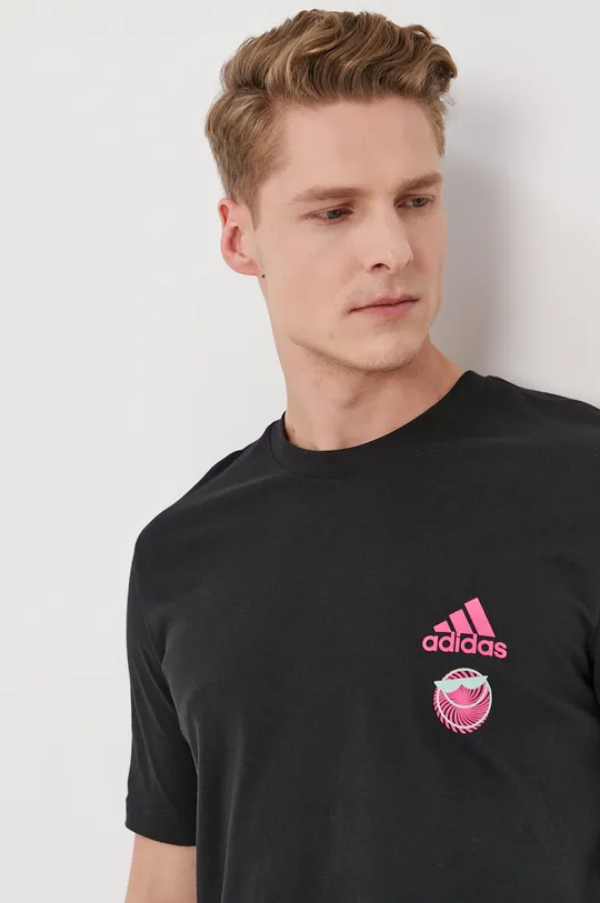 czarny adidas T-shirt GL3694