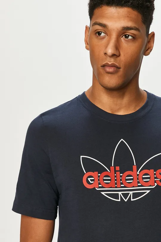 granatowy adidas Originals - T-shirt GN2439 Męski
