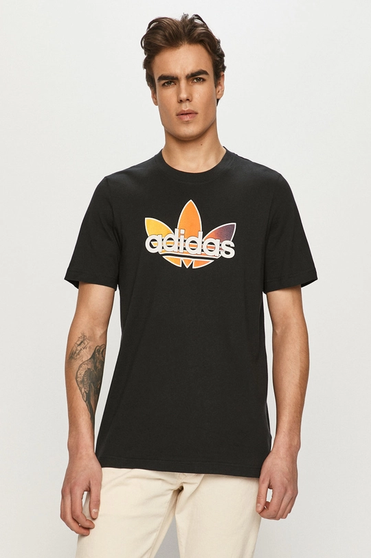 črna adidas Originals T-shirt