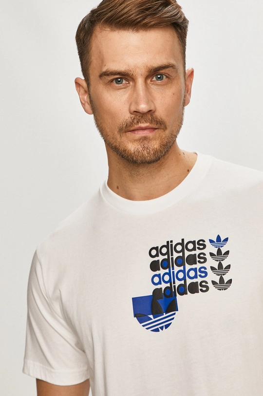 biały adidas Originals - T-shirt GN3868