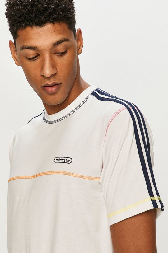 бял adidas Originals - Тениска GN3885 Чоловічий