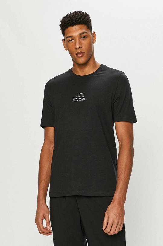 adidas Performance - T-shirt GN7083 100 % Bawełna