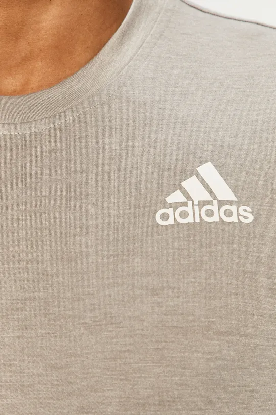 γκρί T-shirt προπόνησης adidas