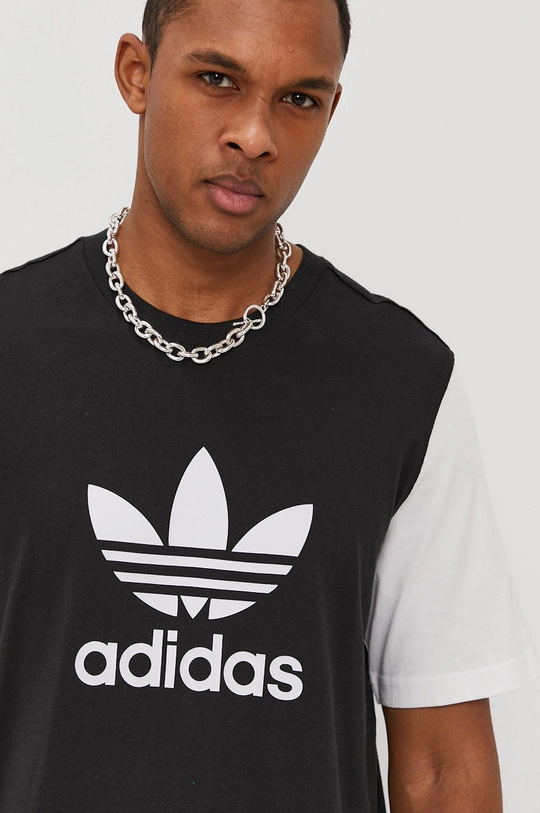 fekete adidas Originals t-shirt GR9740