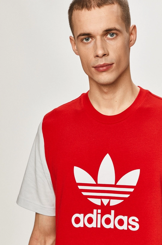 červená adidas Originals - Tričko GR9741