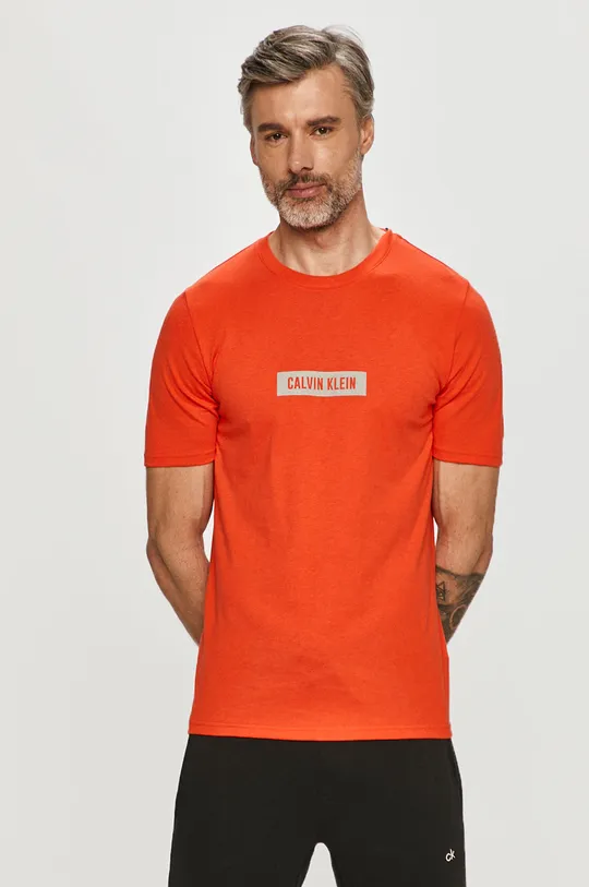 narancssárga Calvin Klein Performance - T-shirt Férfi