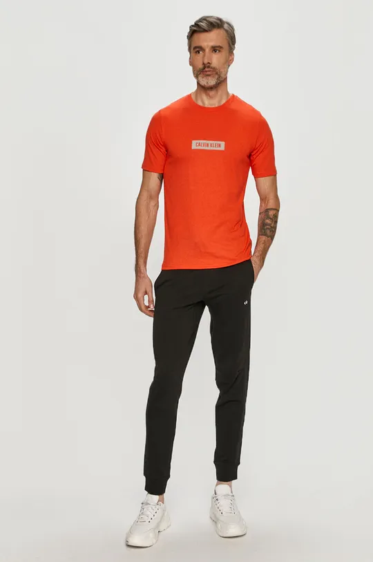 Calvin Klein Performance - Футболка помаранчевий