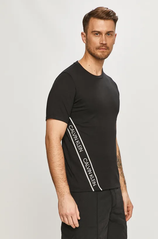 czarny Calvin Klein Performance - T-shirt Męski