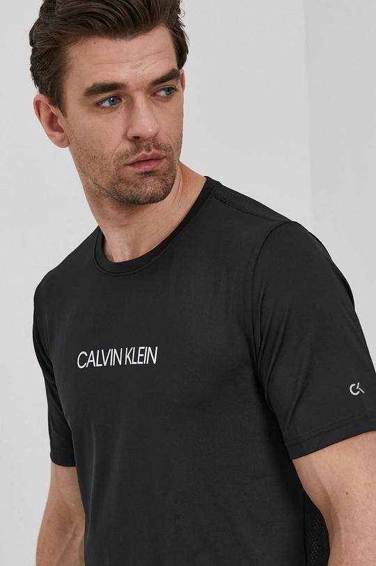 czarny Calvin Klein Performance T-shirt Męski